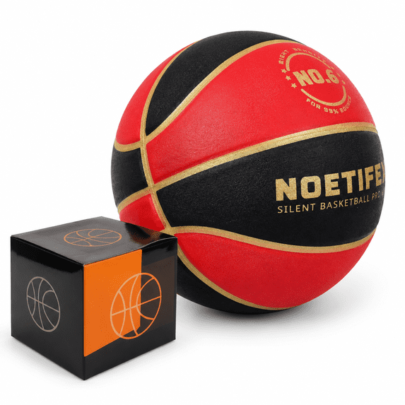 Upgraded Weighted Silent Basketball High-density Quiet Indooring Ball ...