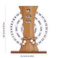 thumbnail image 1 of Upgraded Wooden Calendar Perpetual Calendar Home Decoration Office Desk Ornaments Rotatable Desk Calendar D, 1 of 2