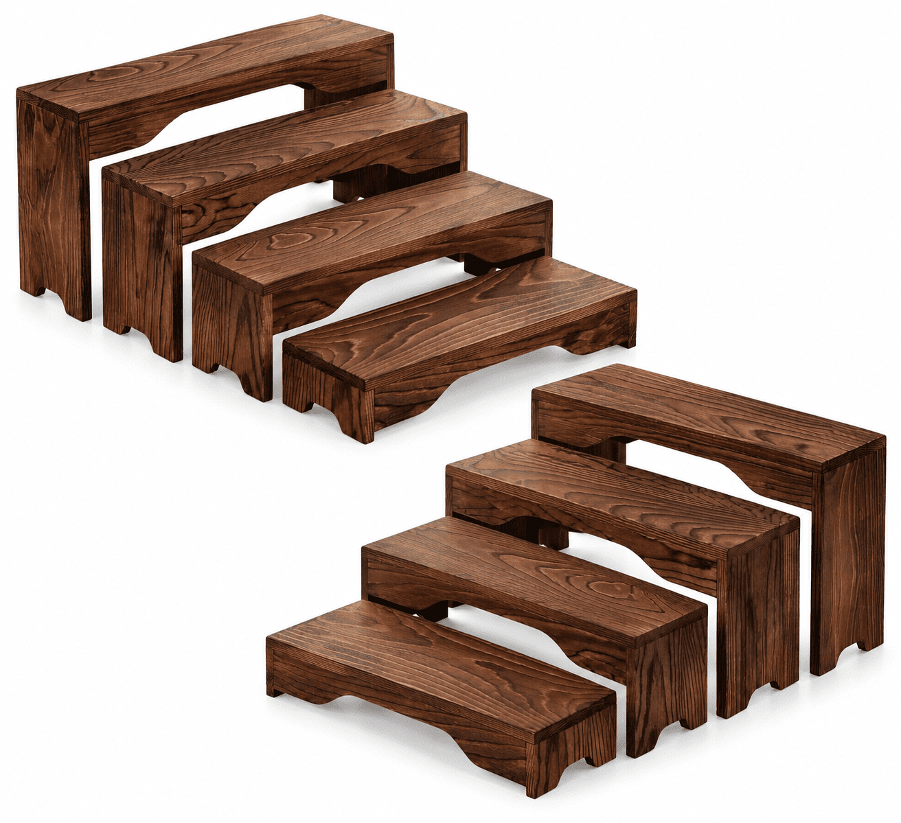 Cc Riser Upgraded Wooden Tiered Risers Display Stand - Walmart.com