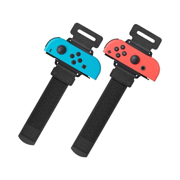 Upgraded Wrist Bands Compatible with Just Dance 2022 2021 2020 Switch, Adjustable Elastic Dance Straps Compatible with Switch & Switch OLED Controllers, 2 Pack for Kids and Adults