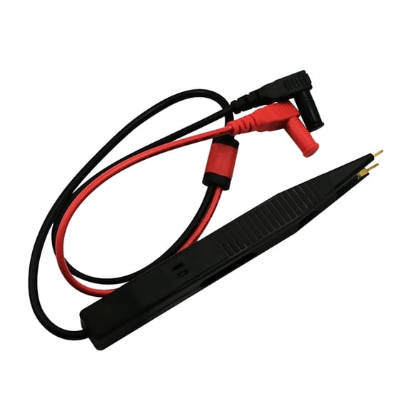 Upgraded for Chip Test Clip Capacitance inductor Resistance Test Clip Meter Lead Probe Multimeter Tweezer PVC