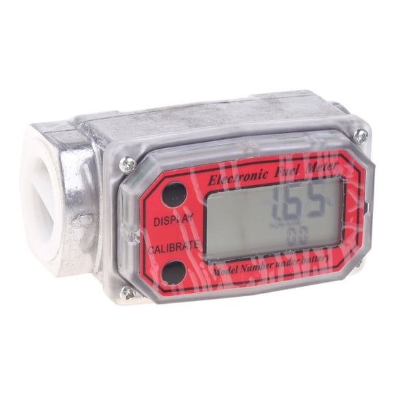 Upgraded for Turbine Digital Oil Fuel Flow Meter Gauge For Chemicals Liquid Wate