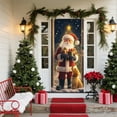 thumbnail image 1 of Upgraded&nbsp;35 X 71 Inch Christmas Door Cover - Santa Claus Pattern - Christmas Day Door Decoration - Festival Party Decoration Z, 1 of 6
