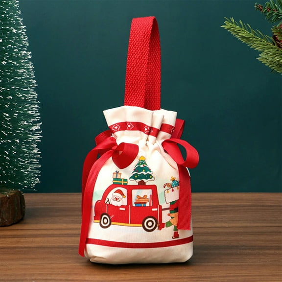 Upgraded Christmas Gift Bag Christmas Eve Apples Bag Children's Candy Bag Apples Packaging Box Small Gift Bag. W