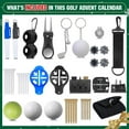thumbnail image 1 of Upgraded Golf Advent Calendar 2025 for Men Teen Boy, 24-Day Christmas Count-down Calendar for Father, Husband, or Boyfriend, Perfect Holiday Gift Featuring Golf Balls, Tees, Ball Markers, 1 of 4