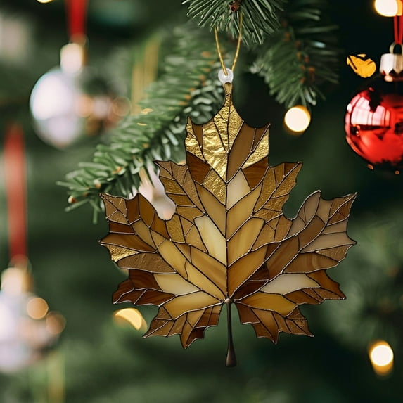 Upgraded Maple Leaf Shaped Wall Decoration Wall Hanging Door Hanging Festive Decorations T