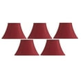 thumbnail image 1 of Upgradelights Set of 5 Bell Clip On 6 Inch Chandelier Lampshade Replacement 3x6x4.25, 1 of 4