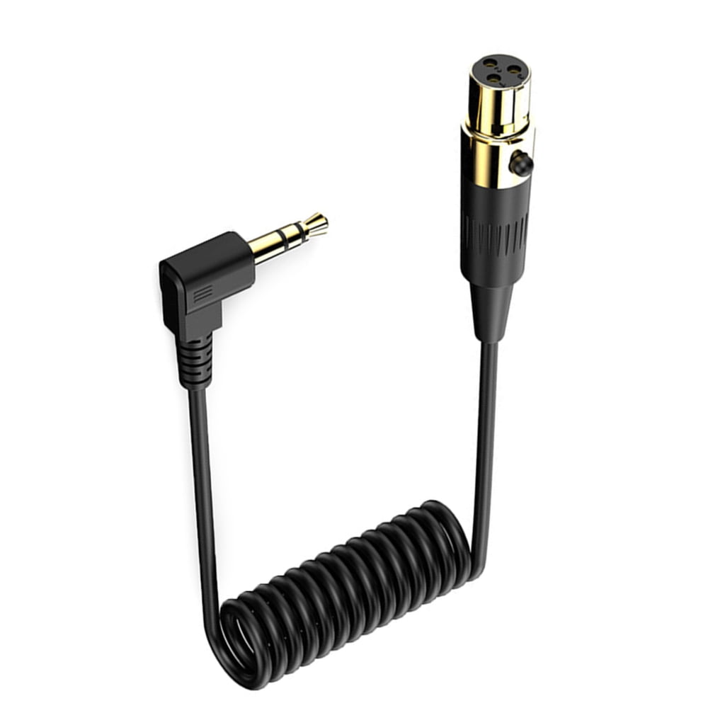 Upgrades 3.5mm to Male Microphones Cable Unbalanced Mini Jacks Stereo