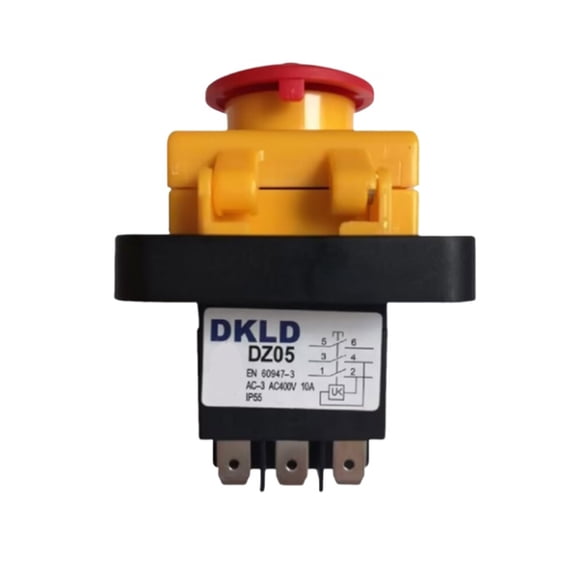 Upgrades 7 Pin Electromagnetic Power Switches Multifunction 7 Pin Push Button Switches for Household Electrical Systems