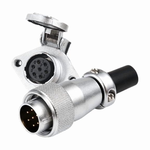 Upgrades Aviation Connector Waterproof Plug Male Square WS16TQ+ZG Male set Alloy Simple Installation for WEIPU