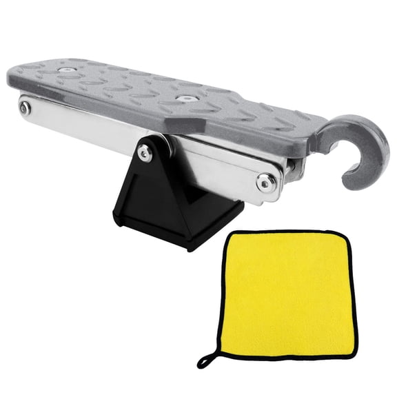 Upgrades Car Door Step for Elevated Roof Access Foldable Foot Pedal Car Rooftop Assistance Simple Installation for Car