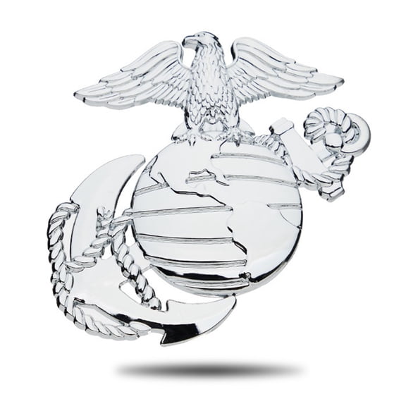 Upgrades Car Symbol US Marine Corps 250th Anniversary with Designs & Flag for Patriotic Vehicle Decoration.