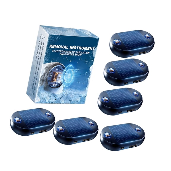 Upgrades Car Windshield Defogger & Ice Remover With Electromagnetic Energy for Quick Snow Removal & Not Fog Effect