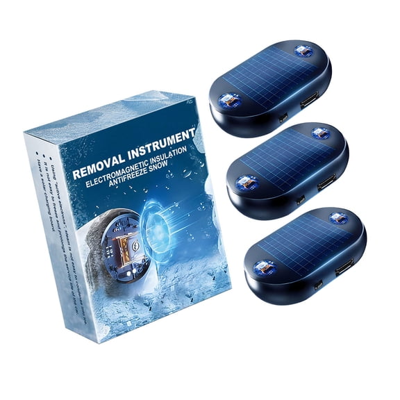 Upgrades Car Windshield Defogger & Ice Remover With Electromagnetic Energy for Quick Snow Removal & Not Fog Effect