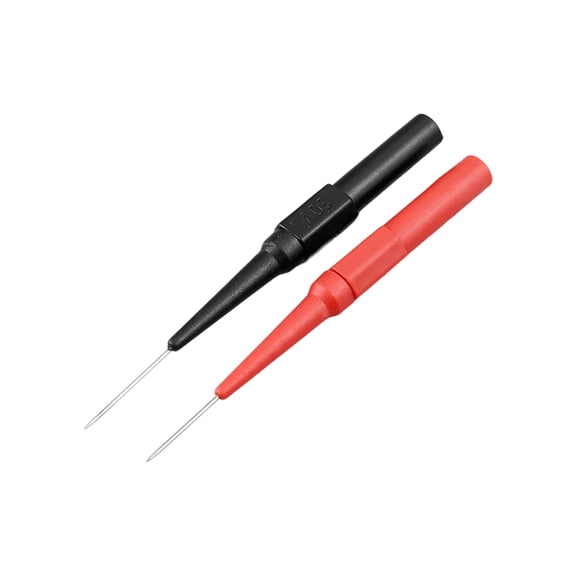 Upgrades Circuit Tester Leads with Fine Tip Erosion Resistant Electrical Test Tips Metal Tip Pair For Automotive Care