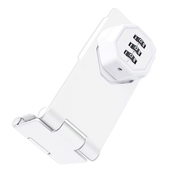 Upgrades Combination Locking Bolts Heavy Duty Metal Hasp Security Slide Bolts for Secure Closures of Cabinets & Small Door