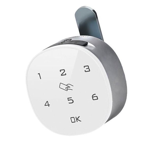 Upgrades Drawer Lock with Fingerprint Card & Password Access Secure Multiple Drawer Lock for Homes &