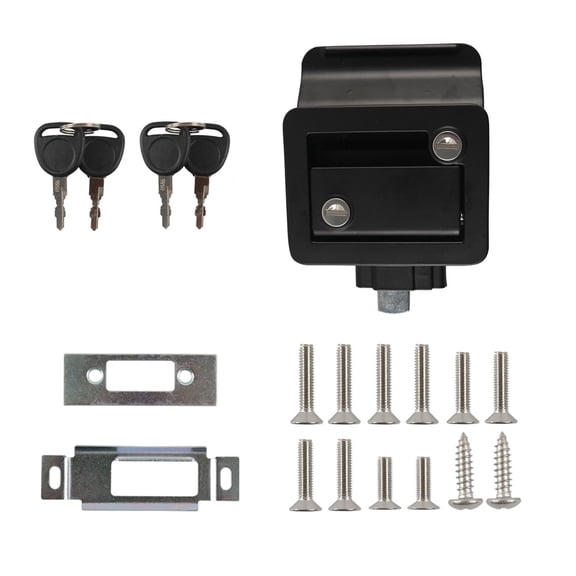 Upgrades Entry Door Lock with Paddle deadbolts replacements Upgrades Door Latches Handle Simple Installation for Trailer
