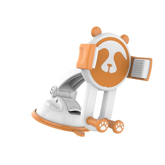 Upgrades Fun Panda Themed Car Accessory Phone Holder with Powerful Suctions Cup & Multiple Angles Rotations for Safe Driving