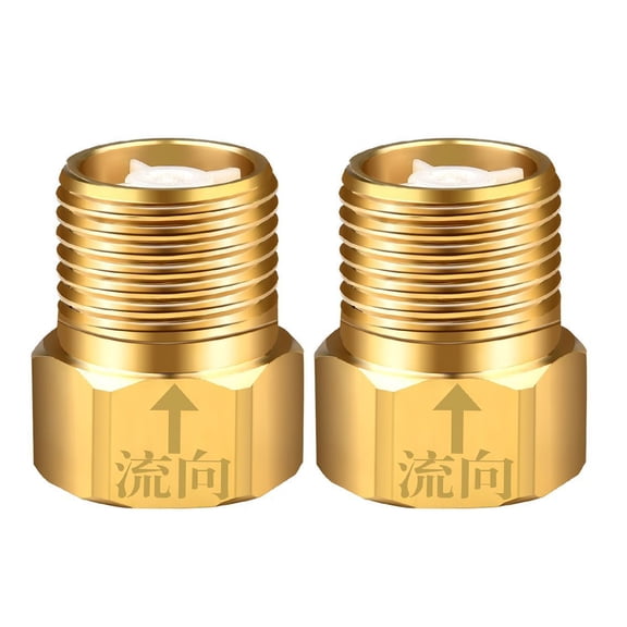 Upgrades Heavy Duty Brass 1 Way Check Valves Leak Proof Brass Check Valves Outward Flowing Control for Piping Systems