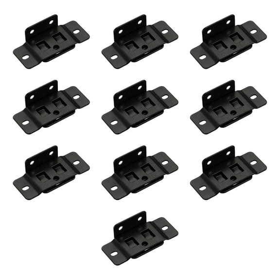 Upgrades Iron Brackets 90 Degree Right Angles Support Heavy Load Bearing Joints for Bookshelves Furniture Assembly