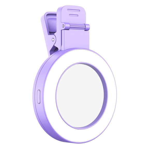 Upgrades LED Rings Light with Adjustable Brightness Portable LED Selfie Lights Blue teth Small LED Selfie Rings Light