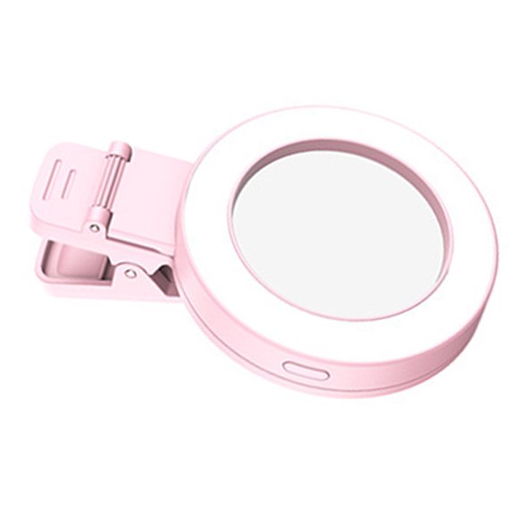 Upgrades LED Rings Light with Adjustable Brightness Portable LED Selfie Lights Blue teth Small LED Selfie Rings Light