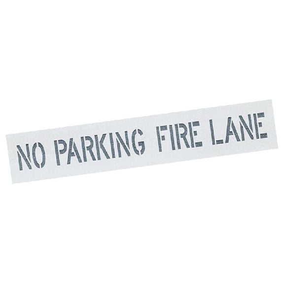 Upgrades Lane Not Parking Stencil Template with Large Letters Simple Installs for High Driveway Markings