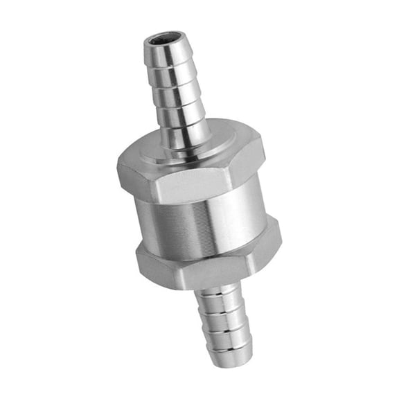 Upgrades Metal Cores Check Valves For Gasolines Fuels Line Prevents Backflow Suitable for 6mm 8mm 10mm Tubing