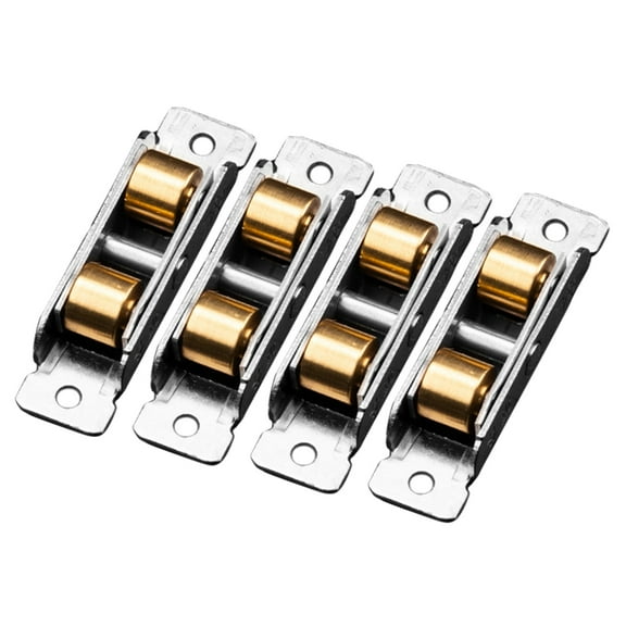 Upgrades Metal Sliding Window Rollers Single Wheel Pulleys Cabinet Sliding Rollers Push Pull Window Hardware for Project
