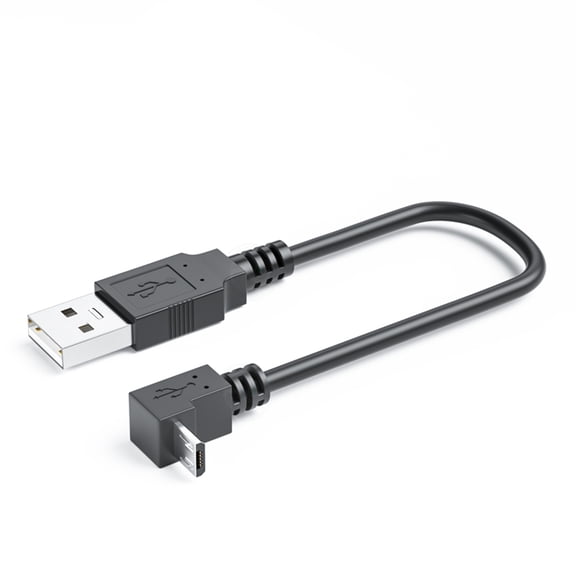 Upgrades Right Angled Charging Cord 5V 2A Power Delivery L Shaped Tiny USB Data Cable for Phones Tablets Electronics
