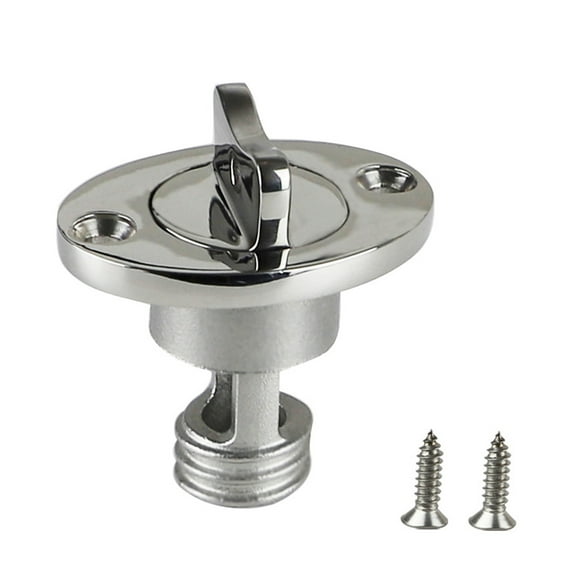 Upgrades Round Drain Plug Steel Drain Plug Boat Transom Water Outlet Essential Hardware Steel for Water Control Need