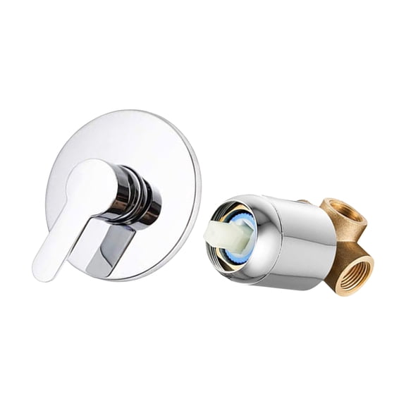 Upgrades Shower Valves Easy Installs Concealed Shower Control Valves Bathroom Accessories Brass for Single Handle Valves