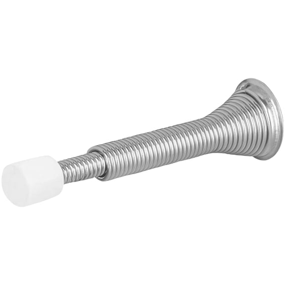 Metal Spring Door Stoppers Flexible Wall Guard Extendable Spring Door Stops