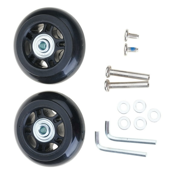 Upgrades Suitcases Repair Wheels Quiet Rolling Simple to Install Travel Bag Wheel Accessories Ideal for Business Trips