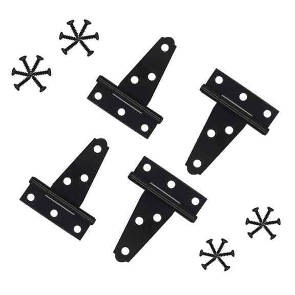 Upgrades T Hinges Rusts Metal Gate Hardware T Straps Shed Door Hinges Suitable for Fence & Barn door
