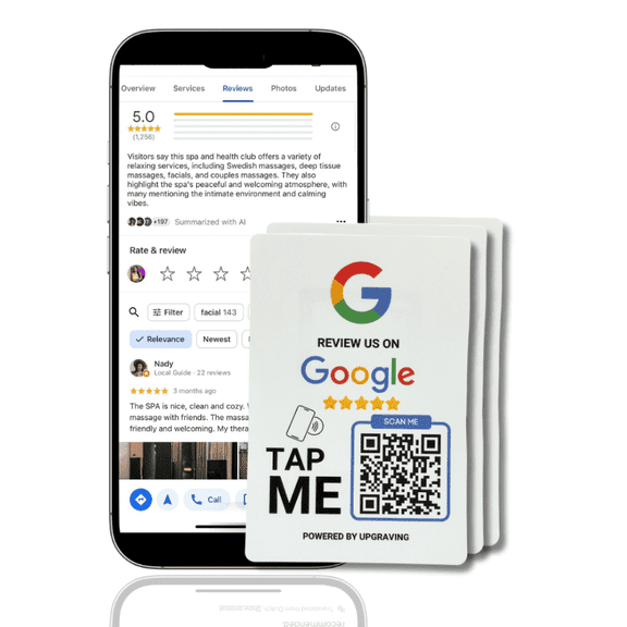 Upgraving Boost Reviews with Reusable QR NFC Tap Stickers (3 Pack)