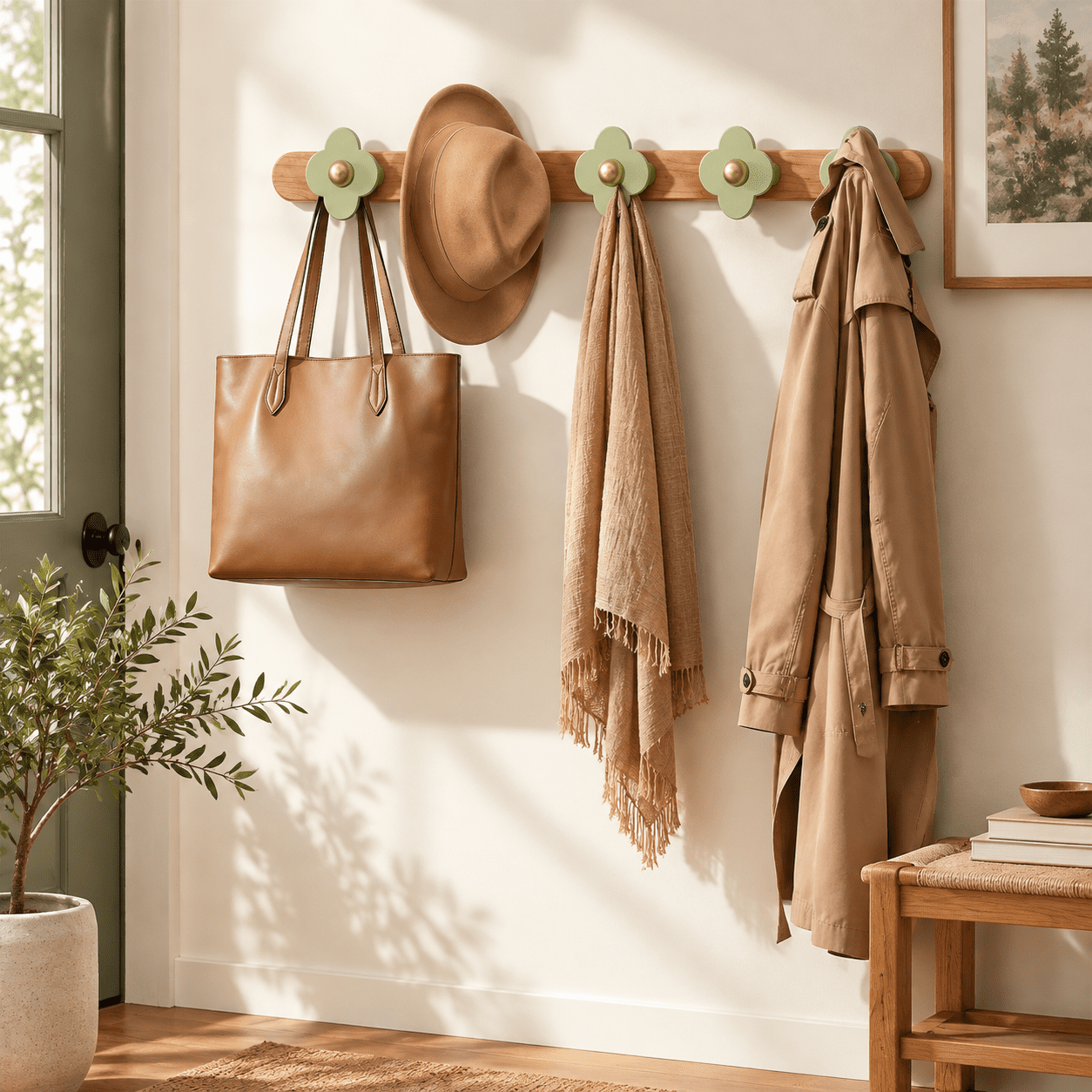 Wall Moount Rack Upgreded Heavy Duty Coat Rack Wall Mount For Entryway ' Room - Walmart.com