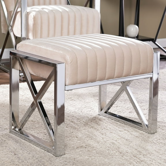 Upholstered - Champagne And , Build A Luxurious Relaxing Area Comfortable Square In Cater To Various Seating Demands