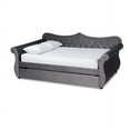 thumbnail image 1 of Upholstered Daybed with Trundle in Gray (Full:93.7 in.L x 57.9 in.W x 41.7 in.H (171.1lbs.)), 1 of 15