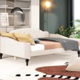 thumbnail image 1 of Upholstered Daybed with Wood Frame | Multifunctional for Seating or Sleeping | Fits Different Decor | Quick Assembly, 1 of 2