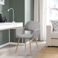 thumbnail image 1 of Upholstered Desk Chair No Wheels, 1 of 9