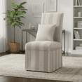 thumbnail image 1 of Upholstered Dining Chair with Skirted Design, Multiple Colors & Patterns Available, 1 of 7