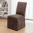 thumbnail image 1 of Upholstered Dining Chair with Skirted Design, Multiple Colors & Patterns Available, 1 of 7