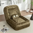 thumbnail image 1 of Upholstered Human Dog Bed for Adult & Pets,with 5 Adjustable Position &Massage Pillow, Bean Bag floor sofa with 2 Soft Pillows, 1 of 6