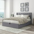 thumbnail image 1 of Upholstered Hydraulic Lift Up Storage Platform Bed,Queen Size,Grey, 1 of 1