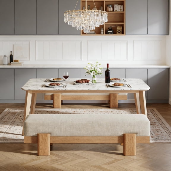 Upholstered Kitchen Benches,Nordic Style Dining Bench,Coffee Bench