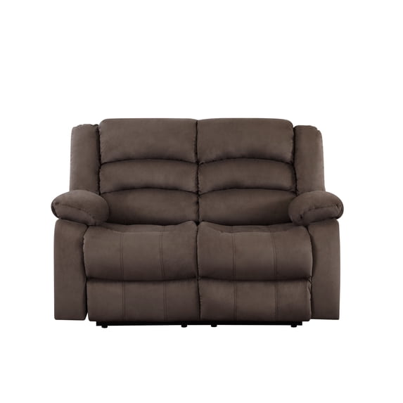 Upholstered With Lumbar Ease Boost - Transitional Microfiber Fabric, Kiln-dried Hardwood Frame Reinforced Corners, Foam Padding Wrapped In , 8 Sinuous Spring Construction, Stainless Steel Base