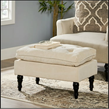 Upholstered Rectangle Ottoman