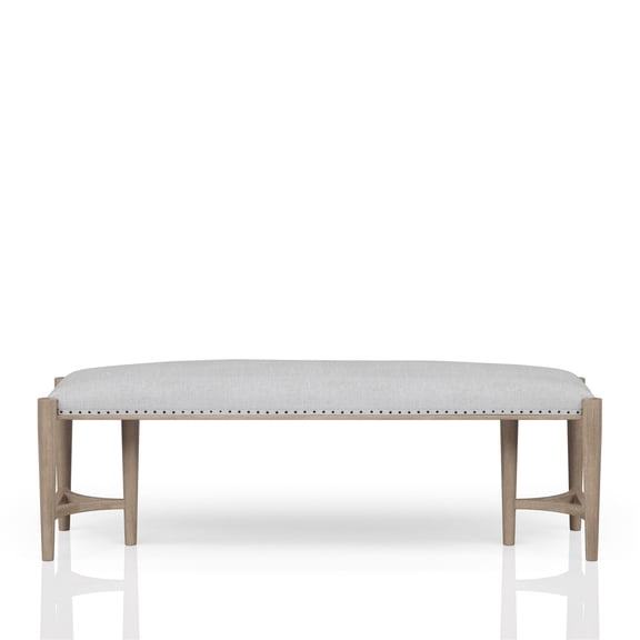 Upholstered Sand Bench with Solid Wood+MDF - In Gyms, Is Sturdy and Durable